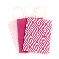 Hallmark 10.7" 12-Pack Assorted Kraft Paper Gift Bags -Featured Home Stores 10.7 Prints and Solids 12Pack Assorted Gift Bags 5EGB6051 06