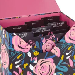 Hallmark Assorted Cards For All Occasions In Floral Organizer Box, Box Of 24 -Featured Home Stores 24 Cards for AllOccasions in Floral Organizer Box 5EDX3457 07