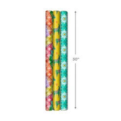 Hallmark Festive And Fun 3-Pack Multicolored Wrapping Paper, 120 Sq. Ft. -Featured Home Stores 3Pack Festive and Fun Holiday Wrapping Paper 5JXW1082 03