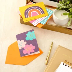 Hallmark Abstract Doodles And Dots Boxed Blank Note Cards, Pack Of 48 -Featured Home Stores Abstract Doodles and Dots Boxed Blank Note Cards 5STZ1092 06