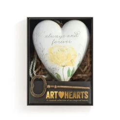 Demdaco Always & Forever Art Heart With Key Stand -Featured Home Stores Always Forever Heart Sculpture With Key 1003480432 04