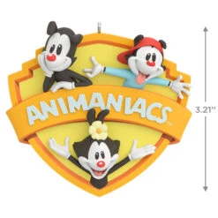 Hallmark Animaniacs™ Zany To The Max! Ornament -Featured Home Stores Animaniacs Logo Keepsake Ornament 1899QXI6057 03