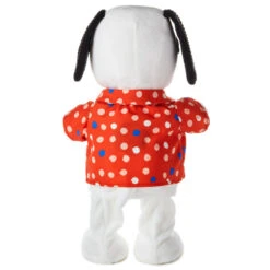 Hallmark Peanuts® Sunshine Vibe Snoopy Musical Plush With Motion, 13.5" -Featured Home Stores Animated Snoopy Stuffed Animal in Polka Dot Shirt 1PAJ3530 03