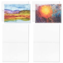 Hallmark ArtLifting Nature And Abstracts Blank Note Cards Assortment, Box Of 24 -Featured Home Stores ArtLifting Nature Art Assorted Boxed Blank Cards 3SOM1334 05