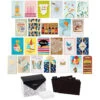 Hallmark Assorted All-Occasion Handmade Greeting Cards In Black Scattered Dot Organizer