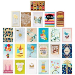 Hallmark Assorted All-Occasion Handmade Greeting Cards In Black Scattered Dot Organizer -Featured Home Stores Assorted AllOccasion Greeting Cards in Organizer 5EBN1121 03