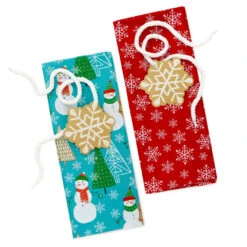 Hallmark Snowmen On Blue And Snowflakes On Red 2-Pack Giant Plastic Christmas Gift Bags -Featured Home Stores Assorted Giant Plastic Christmas Gift Bags 5XGB1452 06
