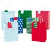 Hallmark 9.7" And 13" Assorted Colorful 7-Pack Gift Bags With Tags