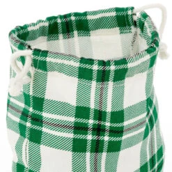 Hallmark 10" Assorted Plaid 3-Pack Fabric Gift Bags -Featured Home Stores Assorted Plaid Fabric Christmas Gift Bags 5XGB1453 05