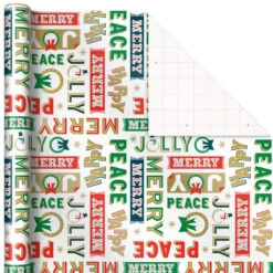 Hallmark Very Vintage Christmas 3-Pack Assortment Wrapping Paper, 120 Sq. Ft. 12 Hallmark Very Vintage Christmas 3-Pack Assortment Wrapping Paper, 120 Sq. Ft. -Featured Home Stores Assorted Vintage Designs Christmas Wrapping Paper 5JXW1079 06