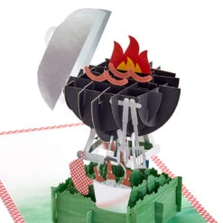 Hallmark Just For You BBQ Grill 3D Pop-Up Birthday Card -Featured Home Stores BBQ Grill 3D PopUp Birthday Card 1299LAD2898 04