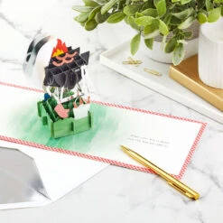 Hallmark Just For You BBQ Grill 3D Pop-Up Birthday Card -Featured Home Stores BBQ Grill 3D PopUp Birthday Card 1299LAD2898 08