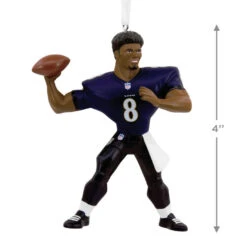 NFL Baltimore Ravens Lamar Jackson Hallmark Ornament -Featured Home Stores Baltimore Ravens Lamar Jackson Christmas Ornament 1OSL2097 03