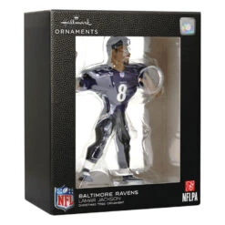 NFL Baltimore Ravens Lamar Jackson Hallmark Ornament -Featured Home Stores Baltimore Ravens Lamar Jackson Christmas Ornament 1OSL2097 04