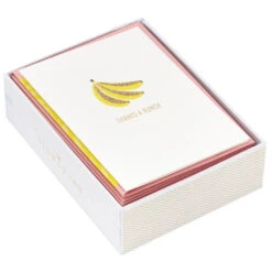 Hallmark Thanks A Bunch Boxed Blank Thank-You Notes, Pack Of 8 10 Hallmark Thanks A Bunch Boxed Blank Thank-You Notes, Pack Of 8 -Featured Home Stores Banana Bunch Boxed Blank ThankYou Notes Multipack 1THK4117 05