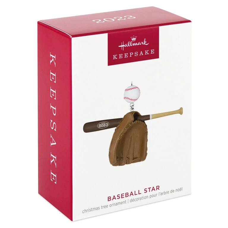 Hallmark Baseball Star 2023 Ornament 4 Hallmark Baseball Star 2023 Ornament - Image 4