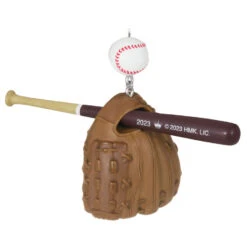 Hallmark Baseball Star 2023 Ornament 11 Hallmark Baseball Star 2023 Ornament -Featured Home Stores Baseball Bat Glove and Ball Keepsake Ornament 1399QGO2697 06