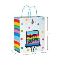 Hallmark Birthday Cheer 8-Pack Assorted Gift Bags -Featured Home Stores Birthday Cheer Medium and Large Gift Bags 5EGB6365 03