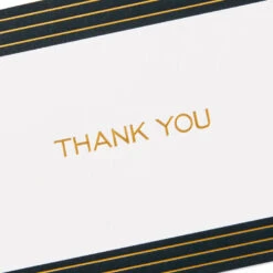 Hallmark Black And Gold Bulk Blank Thank-You Notes, Pack Of 50 -Featured Home Stores Black and Gold Bulk Blank ThankYou Notes Assortment 1399WTU3882 06