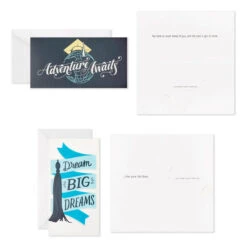 Hallmark Sophisticated Assorted Money Holder Graduation Cards, Pack Of 36 -Featured Home Stores Blue Black Money Holder Graduation Cards Assortment 5GEY1002 04