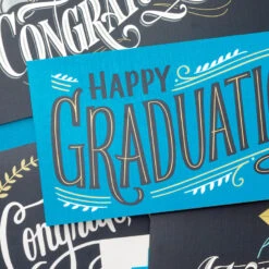 Hallmark Sophisticated Assorted Money Holder Graduation Cards, Pack Of 36 -Featured Home Stores Blue Black Money Holder Graduation Cards Assortment 5GEY1002 06