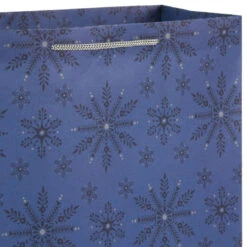 Hallmark Bulk Blue And Gray 18-Pack Holiday Gift Bags, Assorted Sizes And Designs -Featured Home Stores Blue and Gray Holiday Gift Bags Bulk Pack 5XGB1425 04
