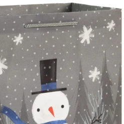 Hallmark Bulk Blue And Gray 18-Pack Holiday Gift Bags, Assorted Sizes And Designs -Featured Home Stores Blue and Gray Holiday Gift Bags Bulk Pack 5XGB1425 06