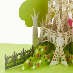Hallmark Bonjour Eiffel Tower 3D Pop-Up Hello Card -Featured Home Stores Bonjour Eiffel Tower 3D PopUp Hello Card 1299LAD9664 04