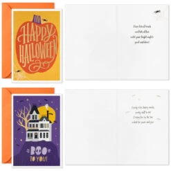 Hallmark Boo To You Boxed Halloween Cards Assortment, Pack Of 36 -Featured Home Stores Boo to You Boxed Halloween Cards Assortment 5ELT1011 04