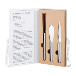 Breakfast Tools In Cardboard Book Box, Set Of 3 -Featured Home Stores Breakfast Tools in Cardboard Book Box J2320 03