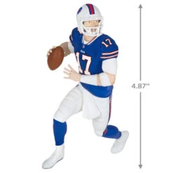 Hallmark NFL Buffalo Bills Josh Allen Football Legends Ornament -Featured Home Stores Buffalo Bills Josh Allen Keepsake Ornament 2299QXR8247 03