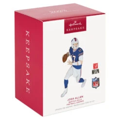 Hallmark NFL Buffalo Bills Josh Allen Football Legends Ornament -Featured Home Stores Buffalo Bills Josh Allen Keepsake Ornament 2299QXR8247 04