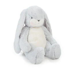 Bunnies By The Bay Little Nibble Gray Bunny Stuffed Animal, 12" -Featured Home Stores Bunnies by the Bay Gray Bunny Stuffed Animal 100430 03