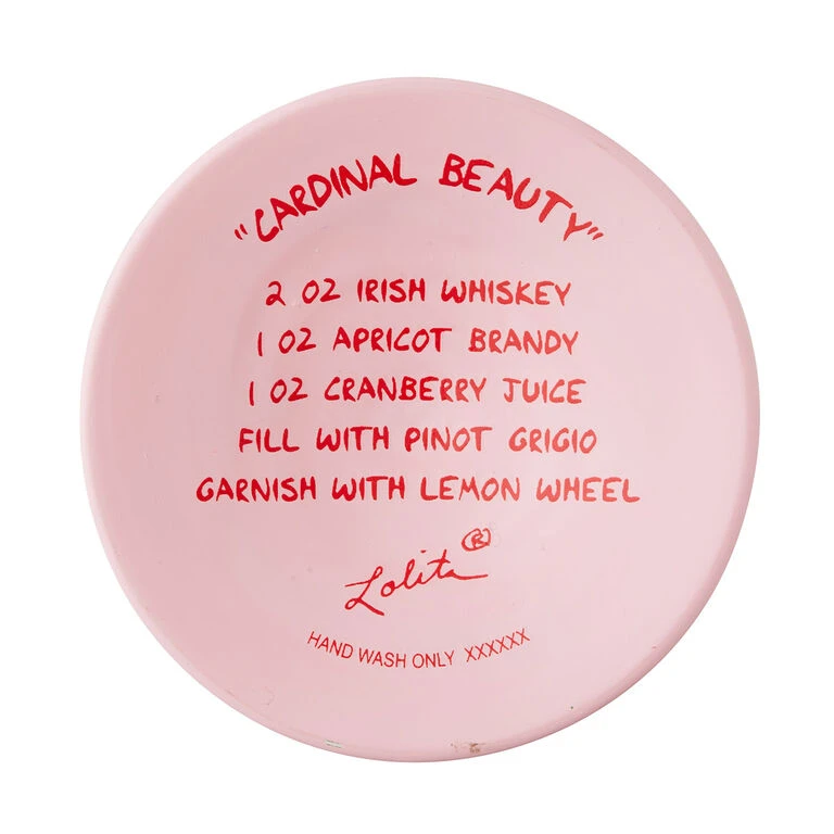 Enesco Lolita Cardinal Beauty Handpainted Wine Glass, 15 Oz. 4 Enesco Lolita Cardinal Beauty Handpainted Wine Glass, 15 Oz. - Image 4