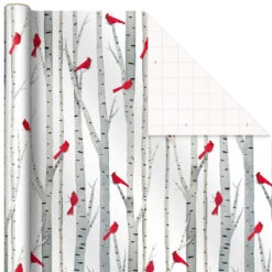 Hallmark Winter Wonder 3-Pack Christmas Wrapping Paper Assortment, 120 Sq. Ft. 11 Hallmark Winter Wonder 3-Pack Christmas Wrapping Paper Assortment, 120 Sq. Ft. -Featured Home Stores Cardinals Snowflakes and Village Gift Wrap Pack 5JXW1075 05