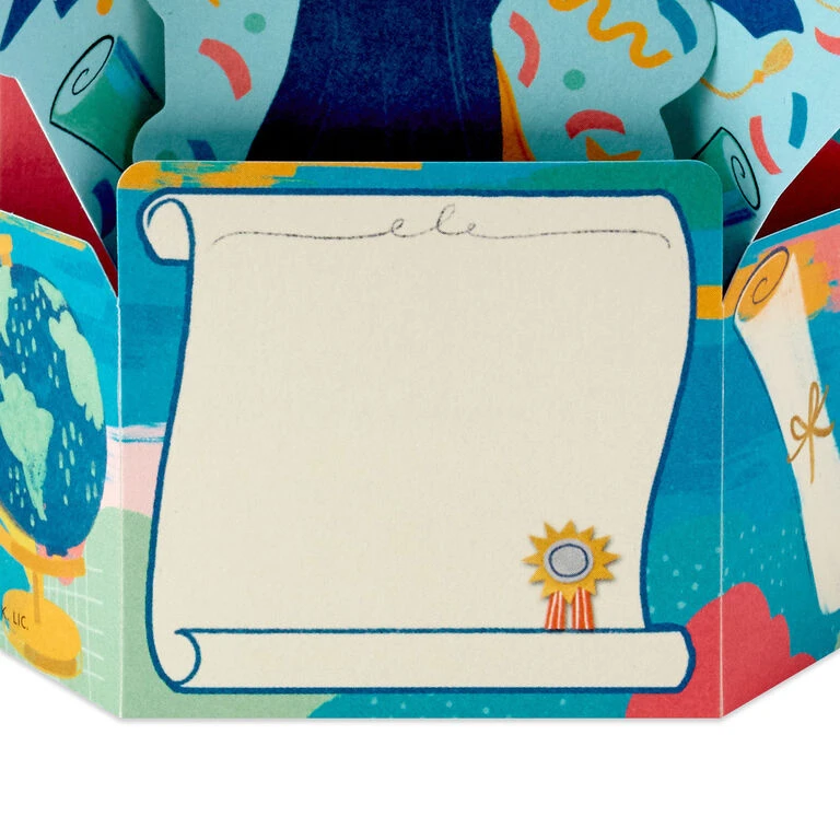 Hallmark Celebrating You 3D Pop-Up Graduation Cards, Pack Of 8 5 Hallmark Celebrating You 3D Pop-Up Graduation Cards, Pack Of 8 - Image 5
