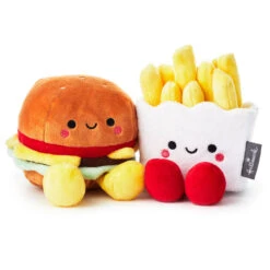 Featured Home Stores 10 Hallmark Better Together Burger And Fries Magnetic Plush, 5"