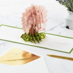 Hallmark One And Only Love Cherry Blossoms 3D Pop-Up Valentine's Day Card -Featured Home Stores Cherry Blossoms 3D PopUp Valentines Day Card 1299IAV5022 05