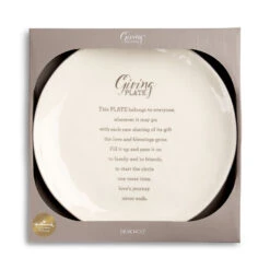 Demdaco Ceramic Giving Plate, 9.5" -Featured Home Stores Demdaco Ceramic Giving Plate 1004100086 03