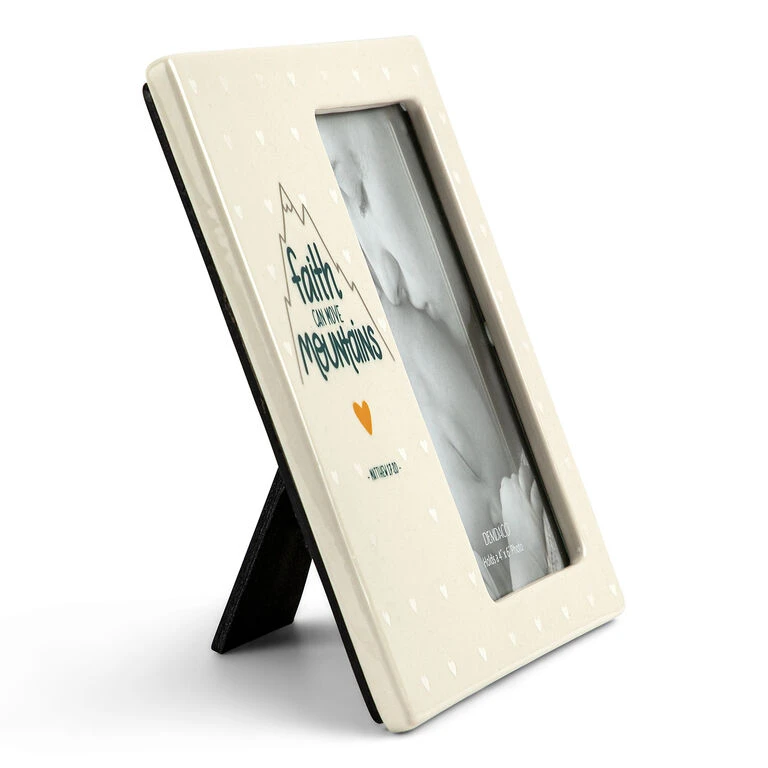 Demdaco Faith Can Move Mountains Picture Frame, 4x6 2 Demdaco Faith Can Move Mountains Picture Frame, 4x6 - Image 2