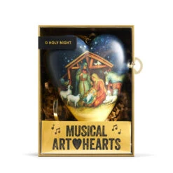 Demdaco O Holy Night Musical Art Heart With Stand 5 Demdaco O Holy Night Musical Art Heart With Stand -Featured Home Stores Demdaco O Holy Night Musical Art Heart Ornament 2020230604 03