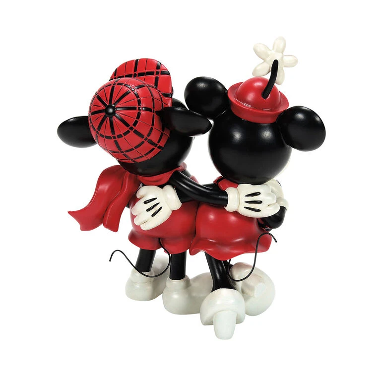 Enesco Disney Christmas Mickey And Minnie 2023 Figurine, 4" 2 Enesco Disney Christmas Mickey And Minnie 2023 Figurine, 4" - Image 2