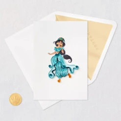Hallmark Disney Princess Jasmine Magical Day Quilled Paper Handmade Card 12 Hallmark Disney Princess Jasmine Magical Day Quilled Paper Handmade Card -Featured Home Stores Disney Jasmine Quilled Paper Handmade Card for Her 1299LAD2857 05