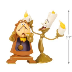 Hallmark Disney Beauty And The Beast Lumiere And Cogsworth Ornament -Featured Home Stores Disney Lumiere and Cogsworth Keepsake Ornament 2499QXE3277 03