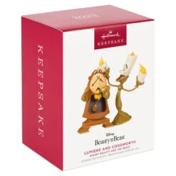 Hallmark Disney Beauty And The Beast Lumiere And Cogsworth Ornament -Featured Home Stores Disney Lumiere and Cogsworth Keepsake Ornament 2499QXE3277 04