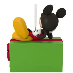 Hallmark Disney Mickey Mouse Christmas Present Personalized Ornament -Featured Home Stores Disney Mickey Mouse Christmas Present Personalized Ornament 2499QHE1885B1 06