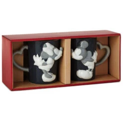 Hallmark Disney Mickey And Minnie Kissyface Mugs, Set Of 2 -Featured Home Stores Disney Mickey and Minnie Kissyface Mug Set 1DYG2045 03