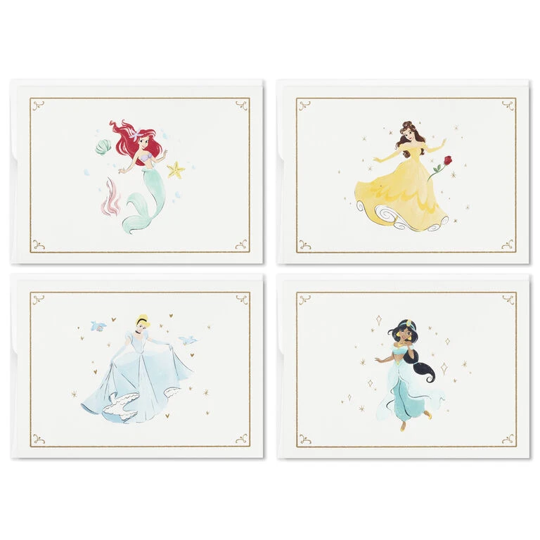 Hallmark Disney Princess Assorted Boxed Blank Note Cards Multipack, Pack Of 24 1 Hallmark Disney Princess Assorted Boxed Blank Note Cards Multipack, Pack Of 24