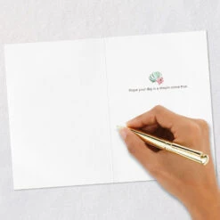 Hallmark Disney The Little Mermaid Ariel Happy Wish Quilled Paper Handmade Card 13 Hallmark Disney The Little Mermaid Ariel Happy Wish Quilled Paper Handmade Card -Featured Home Stores Disney The Little Mermaid Ariel Quilled Paper Card 1299LAD2858 06