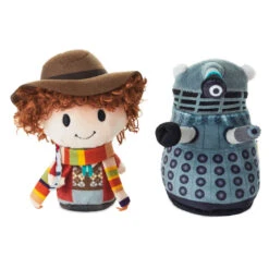 Hallmark Itty Bittys® Doctor Who The Fourth Doctor And Dalek Plush, Set Of 2